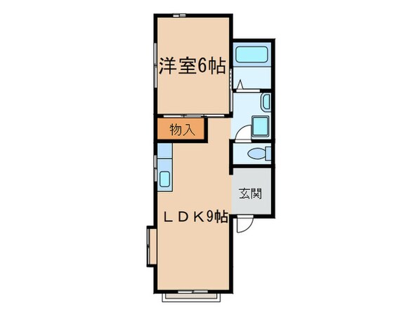 エステ－ト八事Ａ棟の物件間取画像